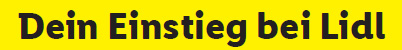 Lidl - Einstieg